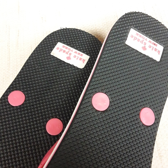 Flamingo Kate Spade Hot Pink Sandals 9 10 Boho - Picture 7 of 8